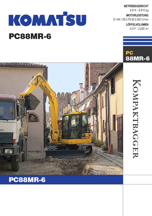 Escavatori cingolati Komatsu PC88MR-6