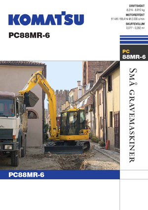 Escavatori cingolati Komatsu PC88MR-6