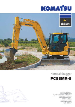 Escavatori cingolati Komatsu PC88MR-8