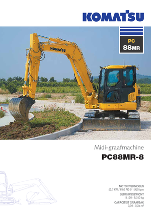 Escavatori cingolati Komatsu PC88MR-8