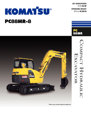 Escavatori cingolati Komatsu PC88MR-8