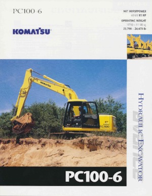 Escavatori cingolati Komatsu PC100-6