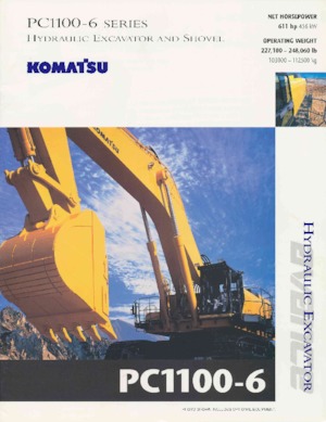 Escavatori cingolati Komatsu PC1100-6