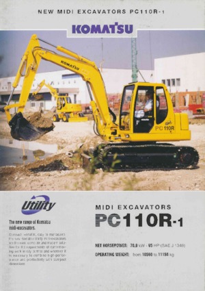Escavatori cingolati Komatsu PC110R-1