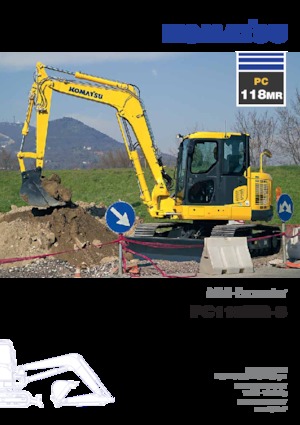 Escavatori cingolati Komatsu PC118MR-8