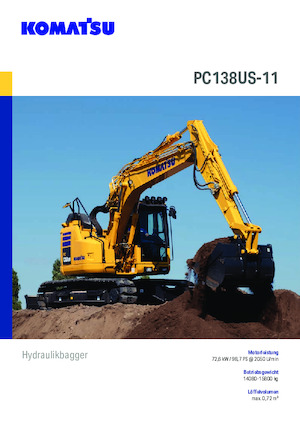 Escavatori cingolati Komatsu PC138US-11E0
