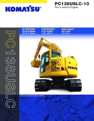 Escavatori cingolati Komatsu PC138USLC-10