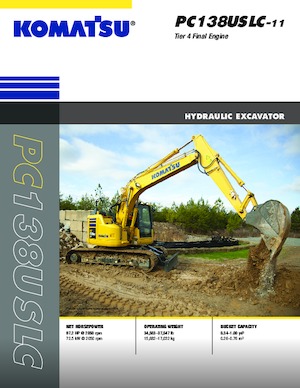 Escavatori cingolati Komatsu PC138USLC-11