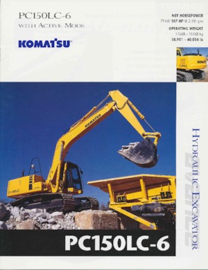 Escavatori cingolati Komatsu PC150LC-6