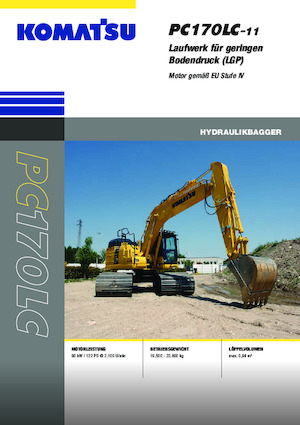 Escavatori cingolati Komatsu PC170LC-11 LGP