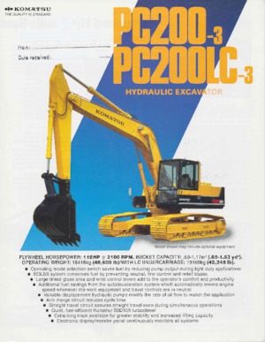 Escavatori cingolati Komatsu PC200-3