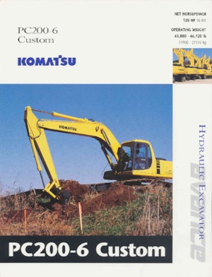 Escavatori cingolati Komatsu PC200-6