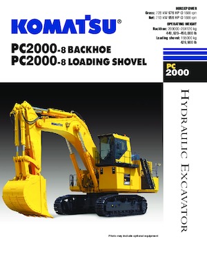 Escavatori cingolati Komatsu PC2000-8