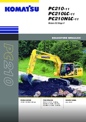 Escavatori cingolati Komatsu PC210NLC-11E0