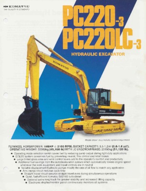 Escavatori cingolati Komatsu PC220-3