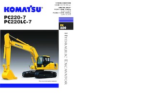 Escavatori cingolati Komatsu PC220LC-7