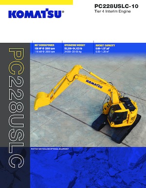 Escavatori cingolati Komatsu PC228ULC-10