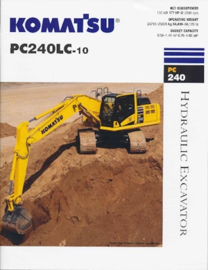 Escavatori cingolati Komatsu PC240LC-10