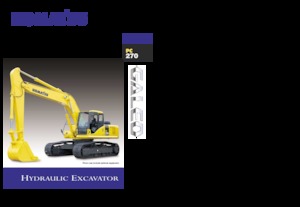 Escavatori cingolati Komatsu PC270-7