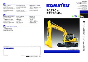 Escavatori cingolati Komatsu PC270-8