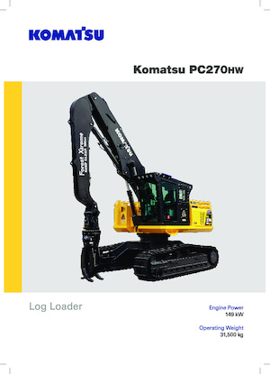 Escavatori cingolati Komatsu PC270HW