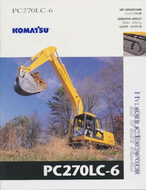 Escavatori cingolati Komatsu PC270LC-6