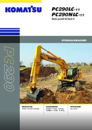 Escavatori cingolati Komatsu PC290NLC-11E0