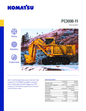 Escavatori cingolati Komatsu PC3000-11 