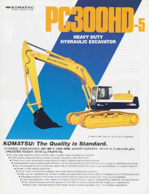 Escavatori cingolati Komatsu PC300HD-5
