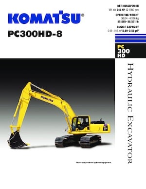 Escavatori cingolati Komatsu PC300HD-8