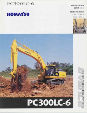 Escavatori cingolati Komatsu PC300LC-6