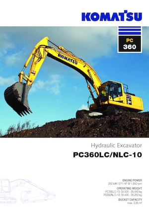 Escavatori cingolati Komatsu PC360NLC-10