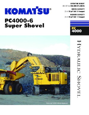 Escavatori cingolati Komatsu PC4000-6 