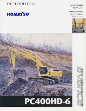 Escavatori cingolati Komatsu PC400HD-6