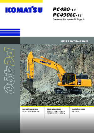 Escavatori cingolati Komatsu PC490LC-11E0