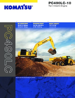 Escavatori cingolati Komatsu PC490LC-10