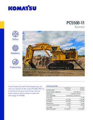 Escavatori cingolati Komatsu PC5500-11