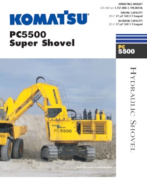Escavatori cingolati Komatsu PC5500