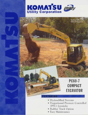 Escavatori cingolati Komatsu PC60-7