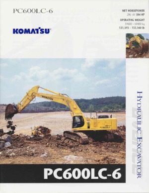 Escavatori cingolati Komatsu PC600-6