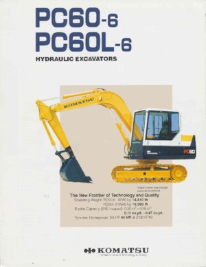Escavatori cingolati Komatsu PC60-6