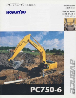 Escavatori cingolati Komatsu PC750-6