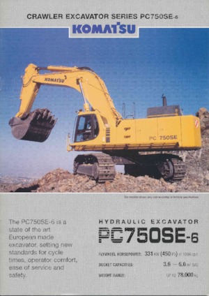 Escavatori cingolati Komatsu PC750SE-6