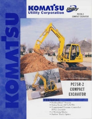 Escavatori cingolati Komatsu PC75R-2