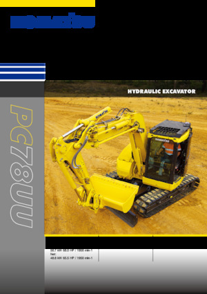 Escavatori cingolati Komatsu PC78UU-10