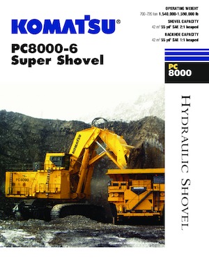 Escavatori cingolati Komatsu PC8000-6