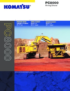 Escavatori cingolati Komatsu PC8000