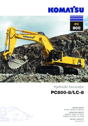 Escavatori cingolati Komatsu PC800LC-8 
