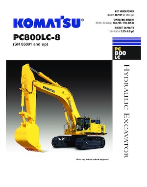 Escavatori cingolati Komatsu PC800LC-8/PC800-8