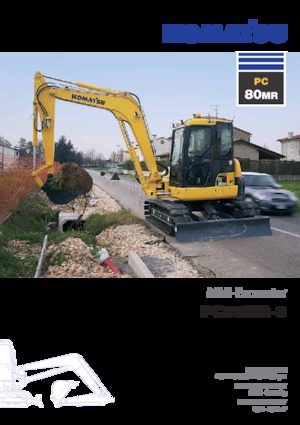 Escavatori cingolati Komatsu PC80MR-3